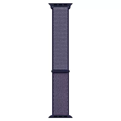 Microsonic Apple Watch SE 2022 40mm Hasırlı Kordon Woven Sport Loop Lacivert