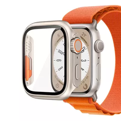 Microsonic Apple Watch SE 2022 40mm Kılıf Apple Watch Ultra Dönüştürücü Ekran Koruyucu Kasa Yıldız Işığı