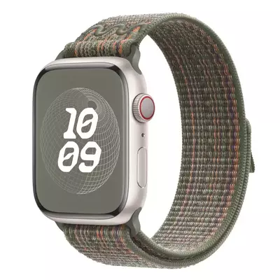Microsonic Apple Watch SE 2022 40mm Kordon Terra Sport Loop Koyu Yeşil