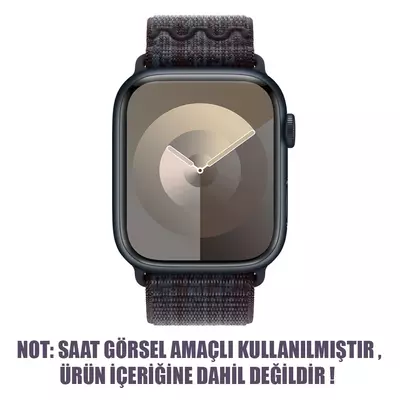 Microsonic Apple Watch SE 2022 40mm Kordon Terra Sport Loop Siyah