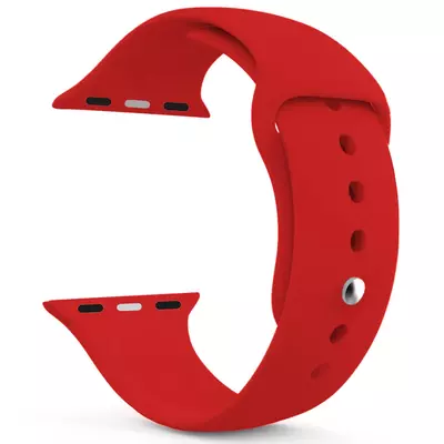 Microsonic Apple Watch SE 2022 40mm Silikon Kordon Kırmızı