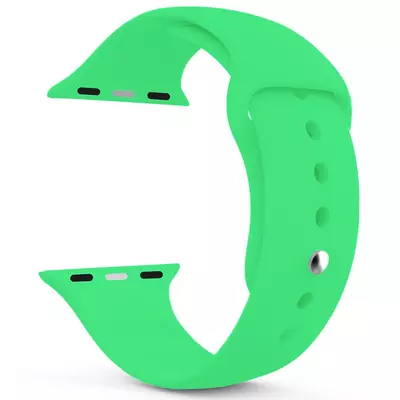 Microsonic Apple Watch SE 2022 40mm Silikon Kordon Yeşil