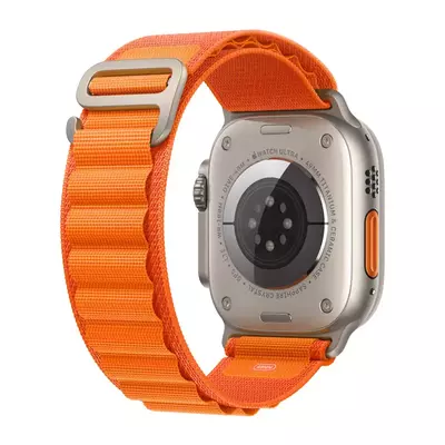 Microsonic Apple Watch SE 2022 44mm Kordon Alpine Loop Turuncu