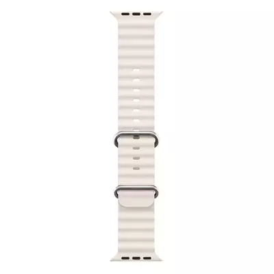 Microsonic Apple Watch SE 2022 44mm Kordon Ocean Band Bej