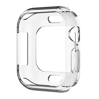 Microsonic Apple Watch SE 40mm Full Round Soft Silicone Şeffaf Kılıf