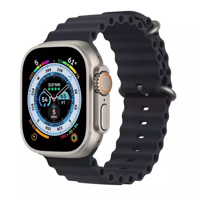 Microsonic Apple Watch SE 40mm Kordon Ocean Band Lacivert