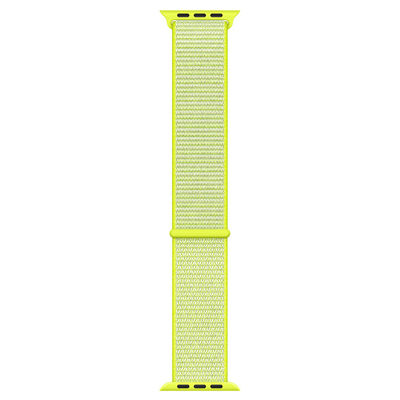 Microsonic Apple Watch SE 40mm Nylon Loop Kordon Sarı