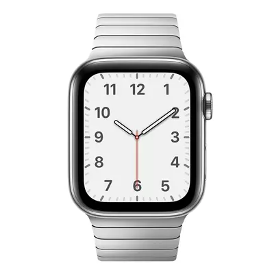 Microsonic Apple Watch SE 44mm Kordon Link Bracelet Band Gümüş