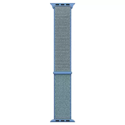 Microsonic Apple Watch Series 1 42mm Hasırlı Kordon Woven Sport Loop Tahoe Blue