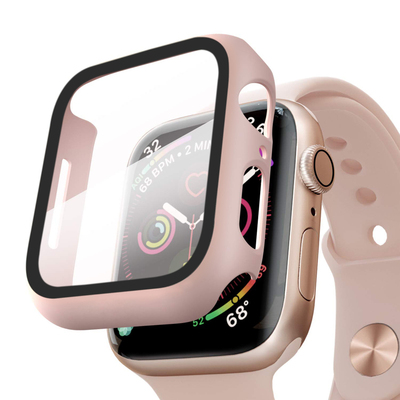 Microsonic Apple Watch Series 1 42mm Kılıf Matte Premium Slim WatchBand Rose Gold