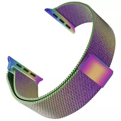 Microsonic Apple Watch Series 3 38mm Milanese Loop Kordon Iridescent