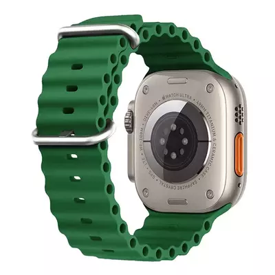Microsonic Apple Watch Series 6 40mm Kordon Ocean Band Yeşil