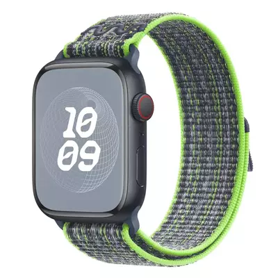 Microsonic Apple Watch Series 6 40mm Kordon Terra Sport Loop Yeşil