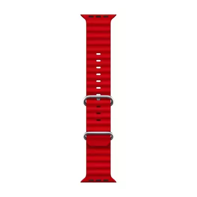 Microsonic Apple Watch Series 7 41mm Kordon Ocean Band Kırmızı
