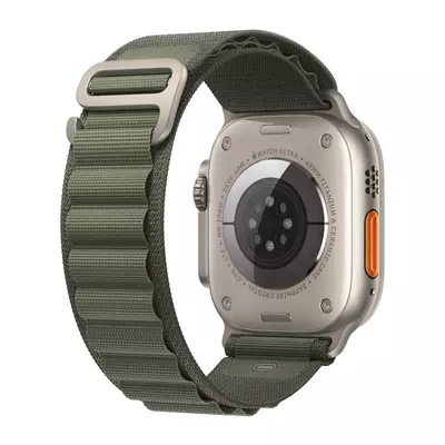 Microsonic Apple Watch Series 9 41mm Kordon Alpine Loop Yeşil