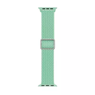 Microsonic Apple Watch Series 9 41mm Kordon Braided Loop Band Yeşil