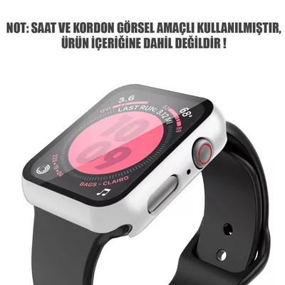 Microsonic Apple Watch Ultra 2 Kılıf Matte Premium Slim WatchBand Beyaz