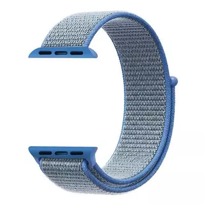 Microsonic Apple Watch Ultra Hasırlı Kordon Woven Sport Loop Mavi