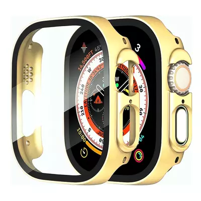 Microsonic Apple Watch Ultra Kılıf Matte Premium WatchBand Gold