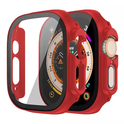 Microsonic Apple Watch Ultra Kılıf Matte Premium WatchBand Kırmızı