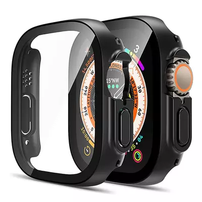 Microsonic Apple Watch Ultra Kılıf Matte Premium WatchBand Siyah