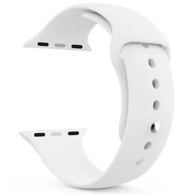 Microsonic Apple Watch Ultra Silikon Kordon Beyaz