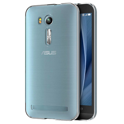 Microsonic Asus Asus Zenfone Go ZB552KL Kılıf Transparent Soft Beyaz