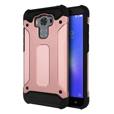 Microsonic Asus Zenfone 3 Max ZC553KL Kılıf Rugged Armor Rose Gold