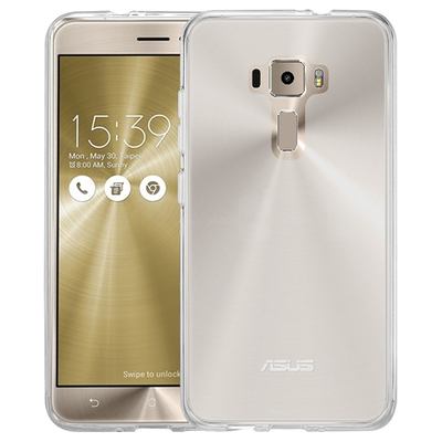 Microsonic Asus Zenfone 3 Kılıf Transparent Soft Beyaz