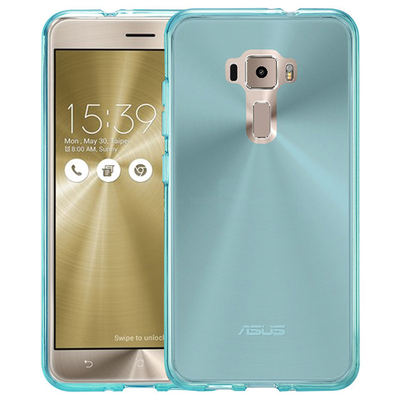 Microsonic Asus Zenfone 3 Kılıf Transparent Soft Mavi