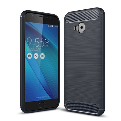 Microsonic Asus Zenfone 4 Selfie (5.5'') ZD553KL Kılıf Room Silikon Lacivert