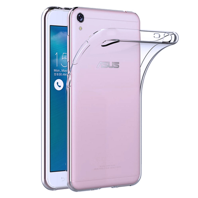 Microsonic Asus Zenfone Live Kılıf Transparent Soft Mavi