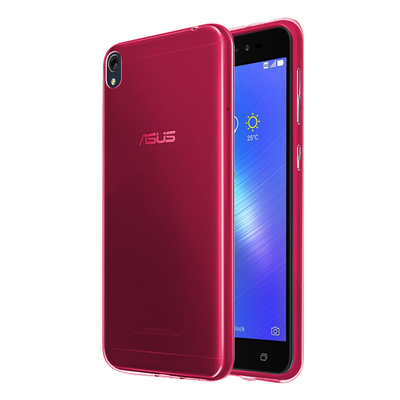 Microsonic Asus Zenfone Live Kılıf Transparent Soft Pembe