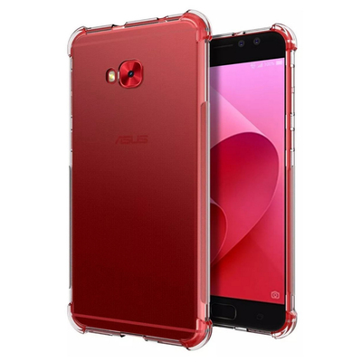 Microsonic Asus Zenfone Live ZB553KL Kılıf Anti Shock Silikon Şeffaf