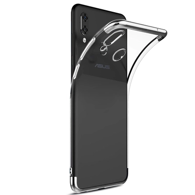 Microsonic Asus Zenfone Max Pro M1 (5.99'') ZB601KL Kılıf Skyfall Transparent Clear Gümüş
