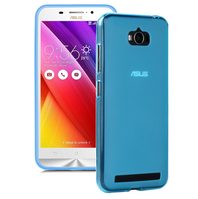 Microsonic Asus Zenfone Max Kılıf Transparent Soft Mavi