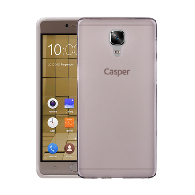 Microsonic Casper Via A1 Plus Kılıf Transparent Soft Beyaz