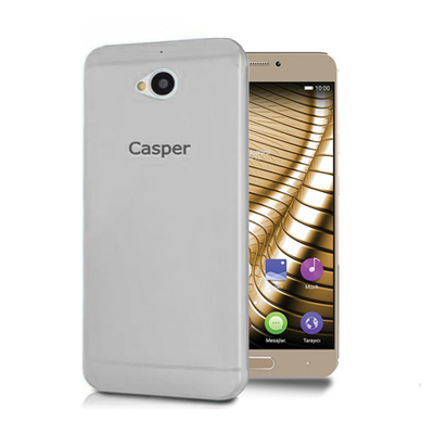 Microsonic Casper Via A1 Kılıf Transparent Soft Beyaz
