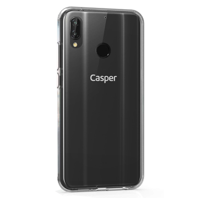 Microsonic Casper Via A3 Kılıf Transparent Soft Beyaz