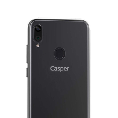 Microsonic Casper Via E3 Kılıf Transparent Soft Beyaz
