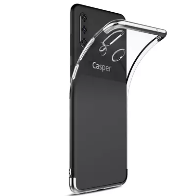 Microsonic Casper Via F3 Kılıf Skyfall Transparent Clear Gümüş