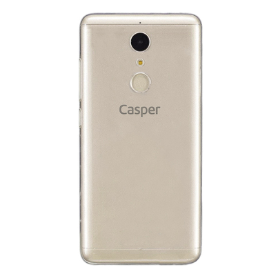 Microsonic Casper Via G1 Plus Kılıf Transparent Soft Beyaz