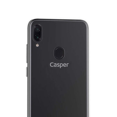 Microsonic Casper Via G4 Kılıf Transparent Soft Beyaz