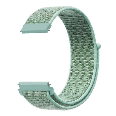 Microsonic Garmin Vivoactive 3 Hasırlı Kordon Woven Sport Loop Mint Yeşili