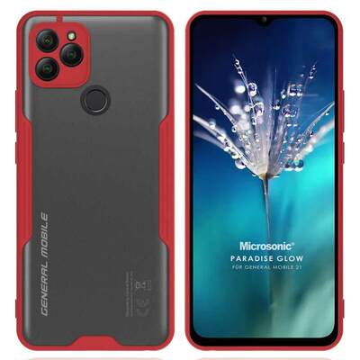 Microsonic General Mobile GM 21 Kılıf Paradise Glow Kırmızı