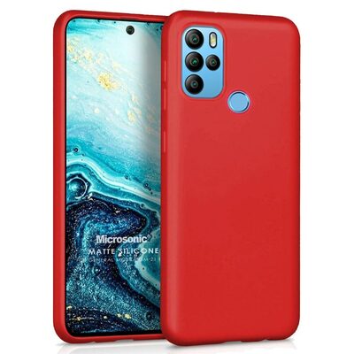 Microsonic General Mobile GM 21 Pro Kılıf Matte Silicone Kırmızı