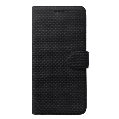 Microsonic General Mobile GM 22 Pro Kılıf Fabric Book Wallet Siyah