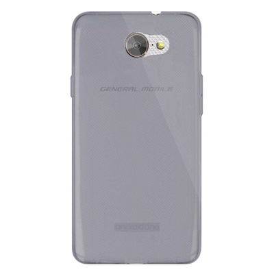 Microsonic General Mobile GM6 Kılıf Transparent Soft Siyah