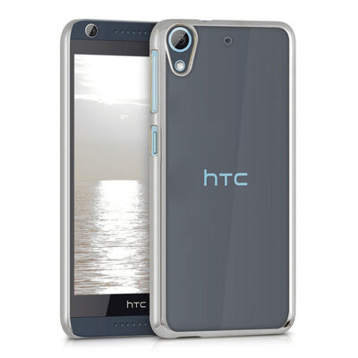 Microsonic HTC Desire 626 Kılıf Skyfall Transparent Clear Gümüş