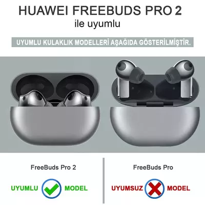 Microsonic Huawei FreeBuds Pro 2 Kılıf Cartoon Figürlü Silikon Crtn-Fgr-Ct-Dnzr-Ysl